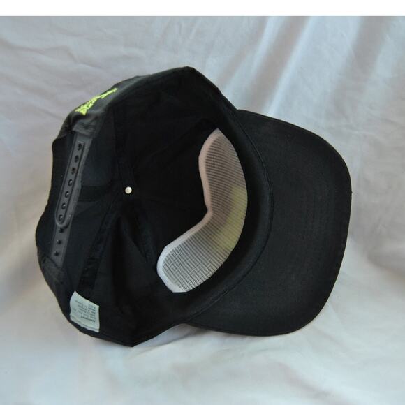 Vintage 90s Newport Pleasure Black Promo Snapback Black & Green - Picture 10 of 13